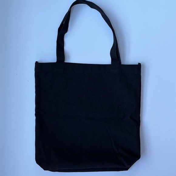 TEACHERS TOUCH ETERNITY! Black Fabric Tote Bag - Picture 6 of 9